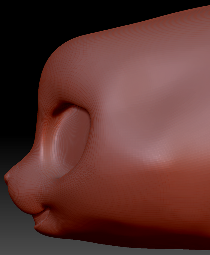 True Kemono Feline Static Jaw Head Base
