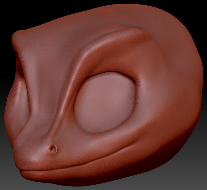 True Kemono Pricklenape Agama Head Base