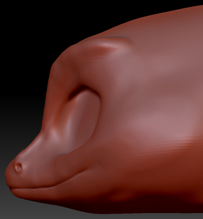 True Kemono Pricklenape Agama Head Base