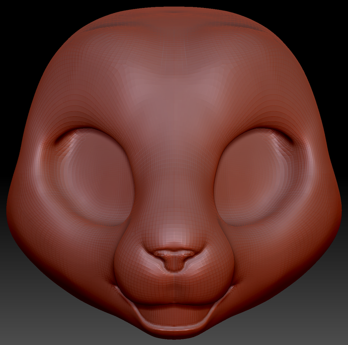 True Kemono Squirrel Static Jaw Head Base