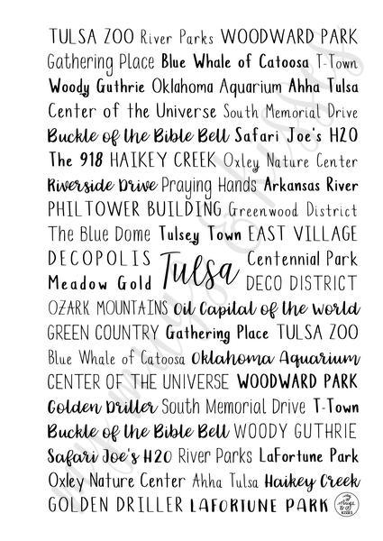Tulsa, OK Spiral Notebook