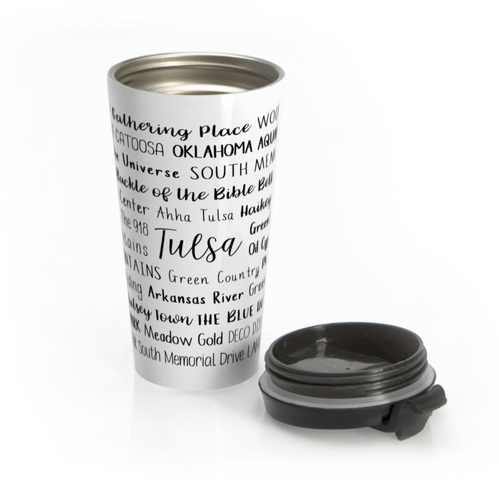 Tulsa, OK Travel Mug