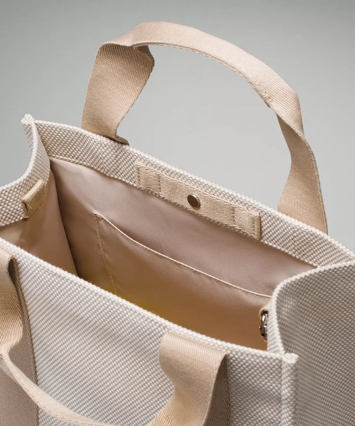 Two-Tone Canvas Mini Tote Bag 4.5L