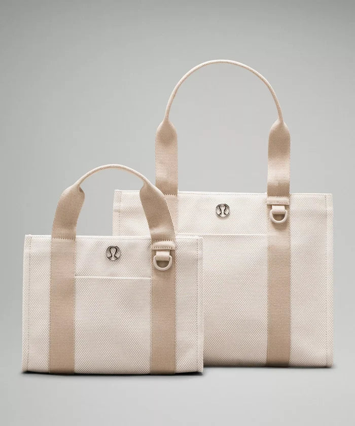 Two-Tone Canvas Mini Tote Bag 4.5L