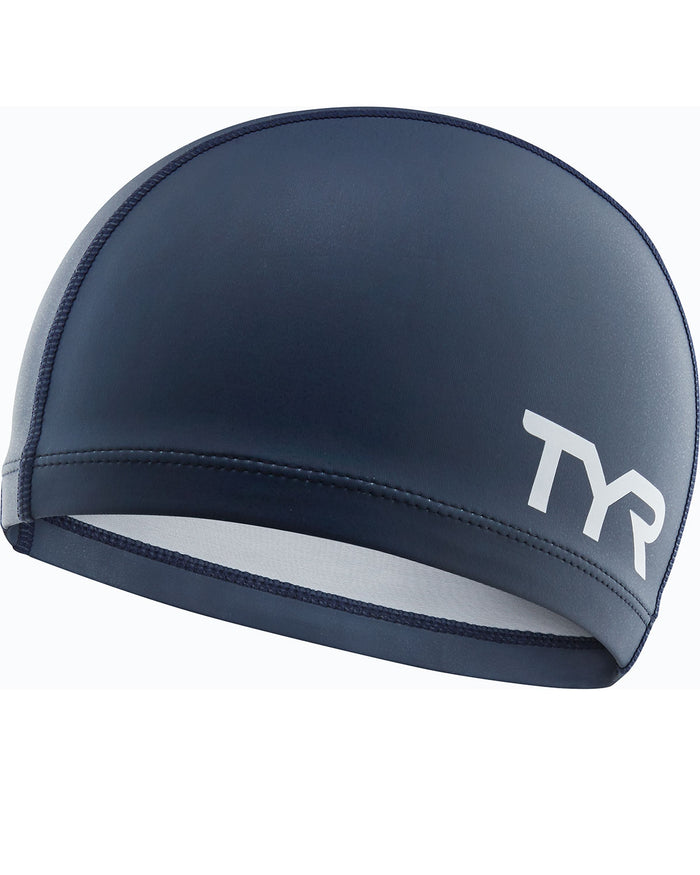 TYR Silicone Comfort Swim Cap Equipment TYR Navy