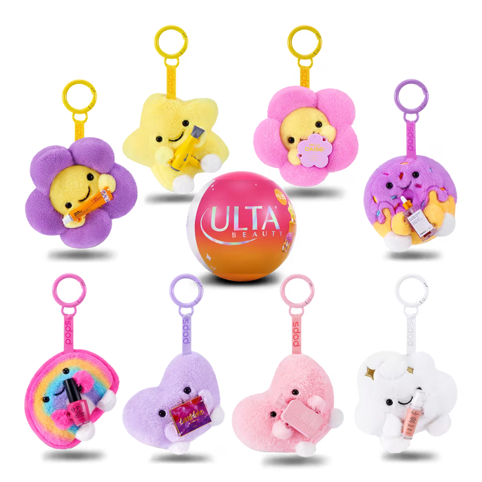 Ulta Beauty x Mini Brands Pops Plush Keychains