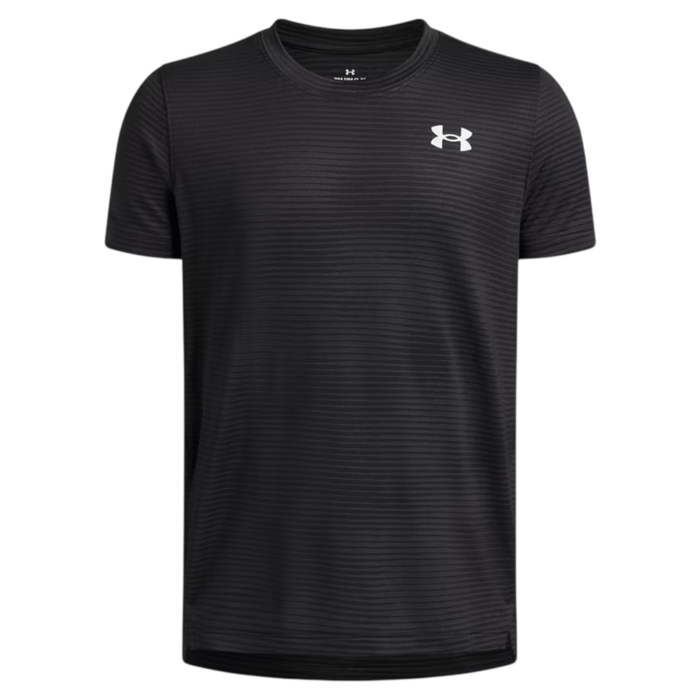 Under Armour Junior's 2 Piece Co Ord Set Black/White T-Shirt & Shorts