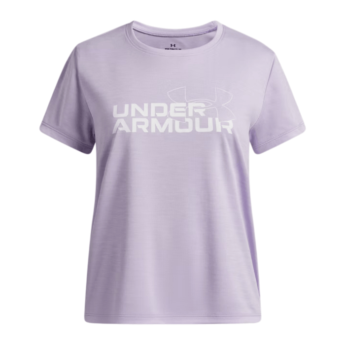 Under Armour Junior's 2 Piece Co Ord Set Purple T-Shirt & Shorts