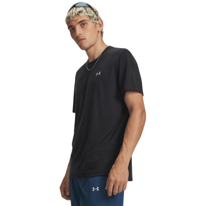 Under Armour Men's 2 Piece Co Ord Set Black/Reflective T-Shirt & Shorts