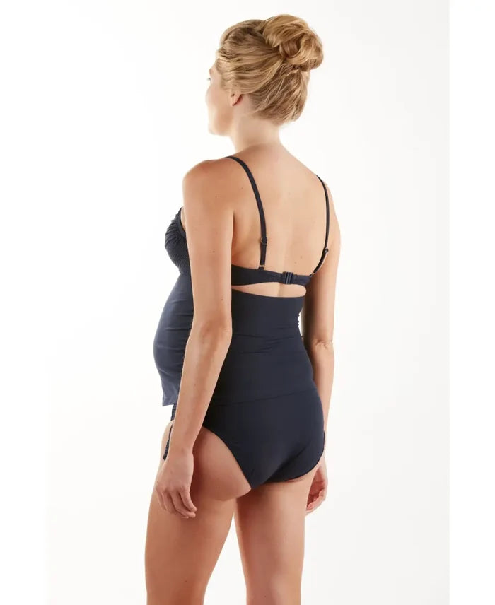 Underwired maternity tankini Portofino navy