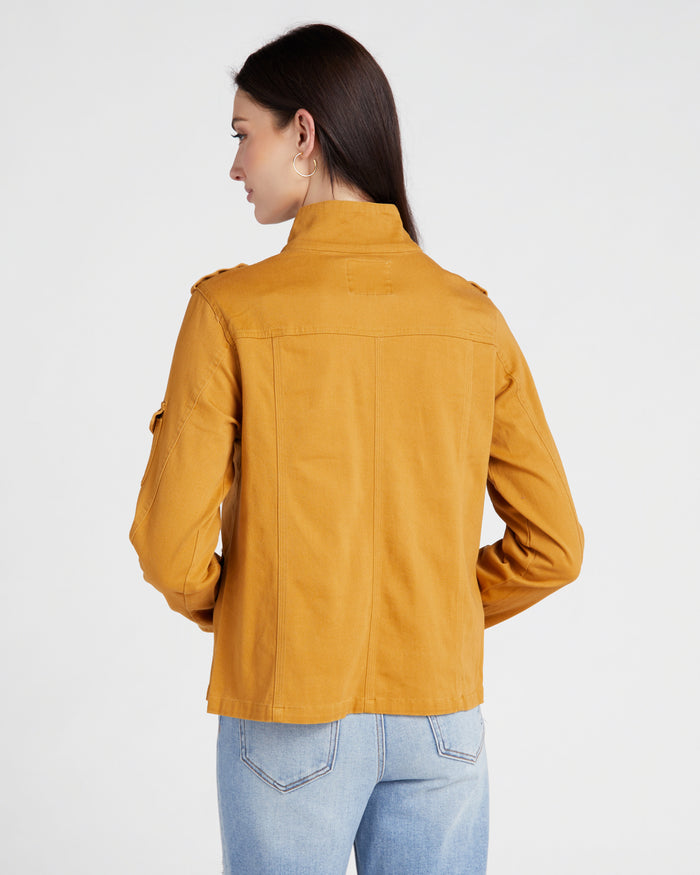 Ochre $|& Thread & Supply Utility Jacket - SOF Back