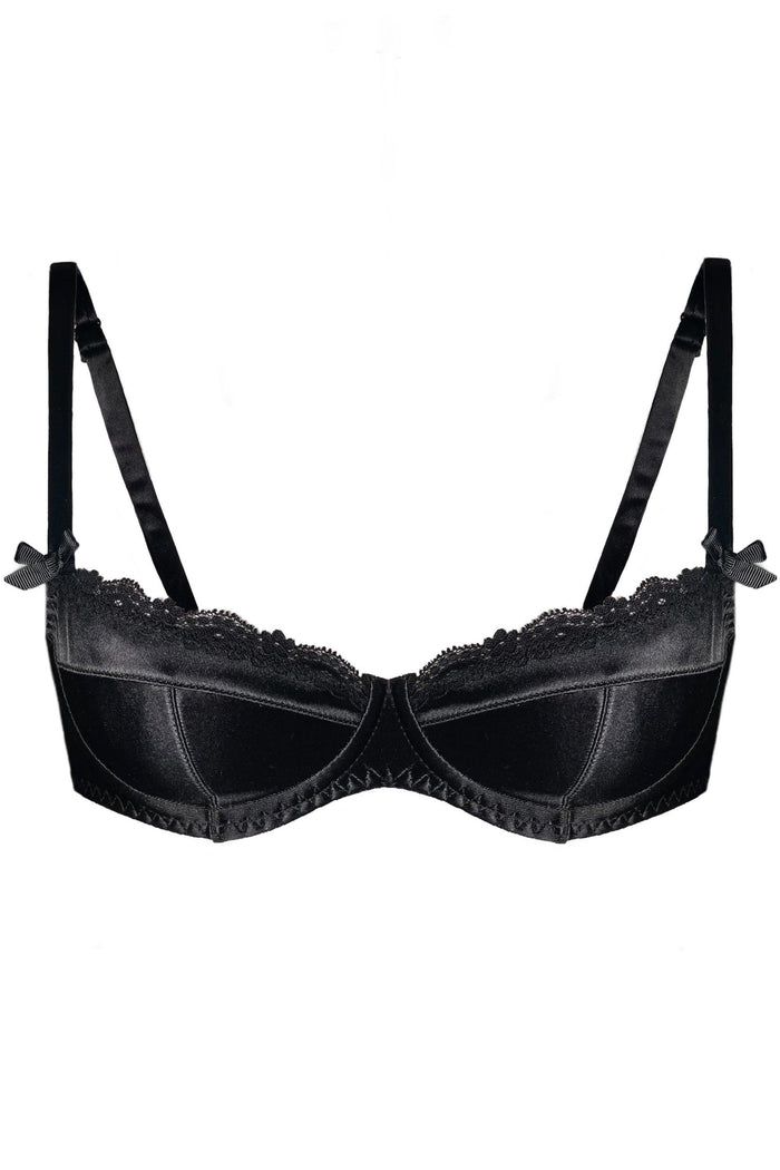 Valessa Gloss Black bra - yesUndress
