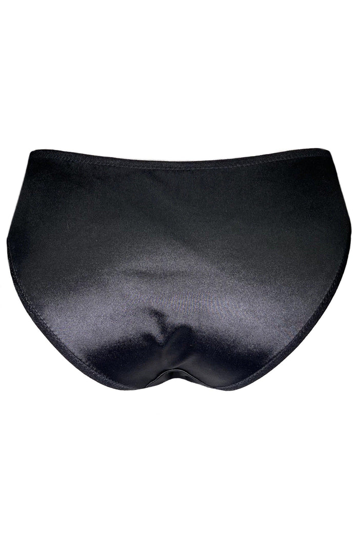 Valessa Gloss Black slip panties - yesUndress