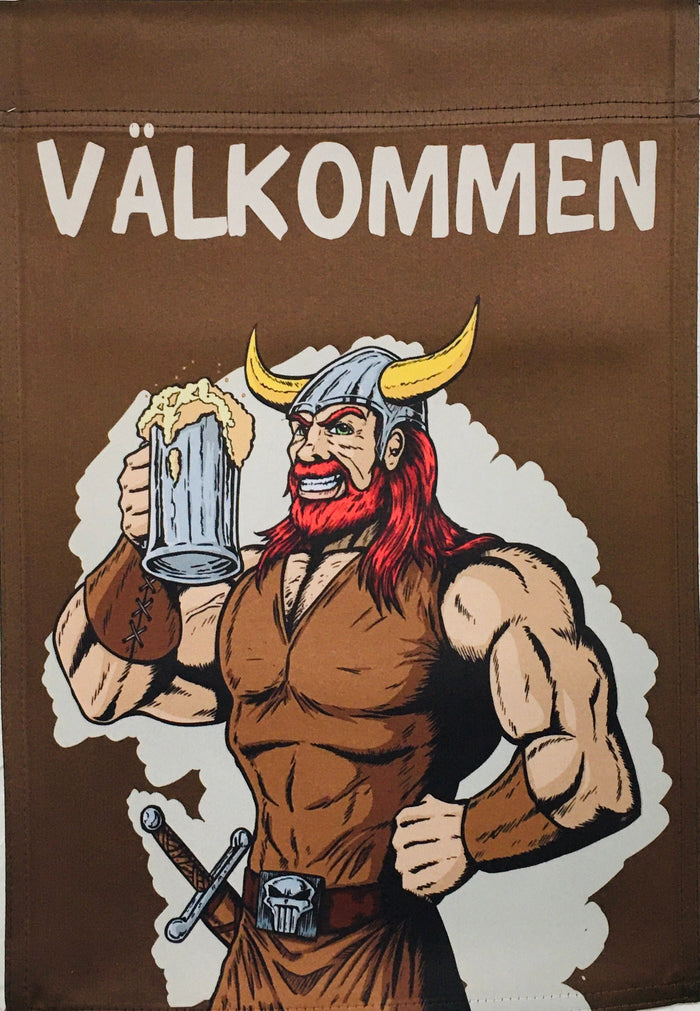 Välkommen Viking garden flag