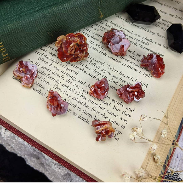 Vanadinite Crystal Clusters