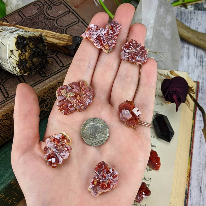 Vanadinite Crystal Clusters