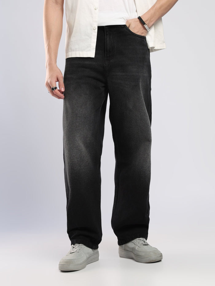 Vanta - Relaxed Fit Jeans - Black Shade