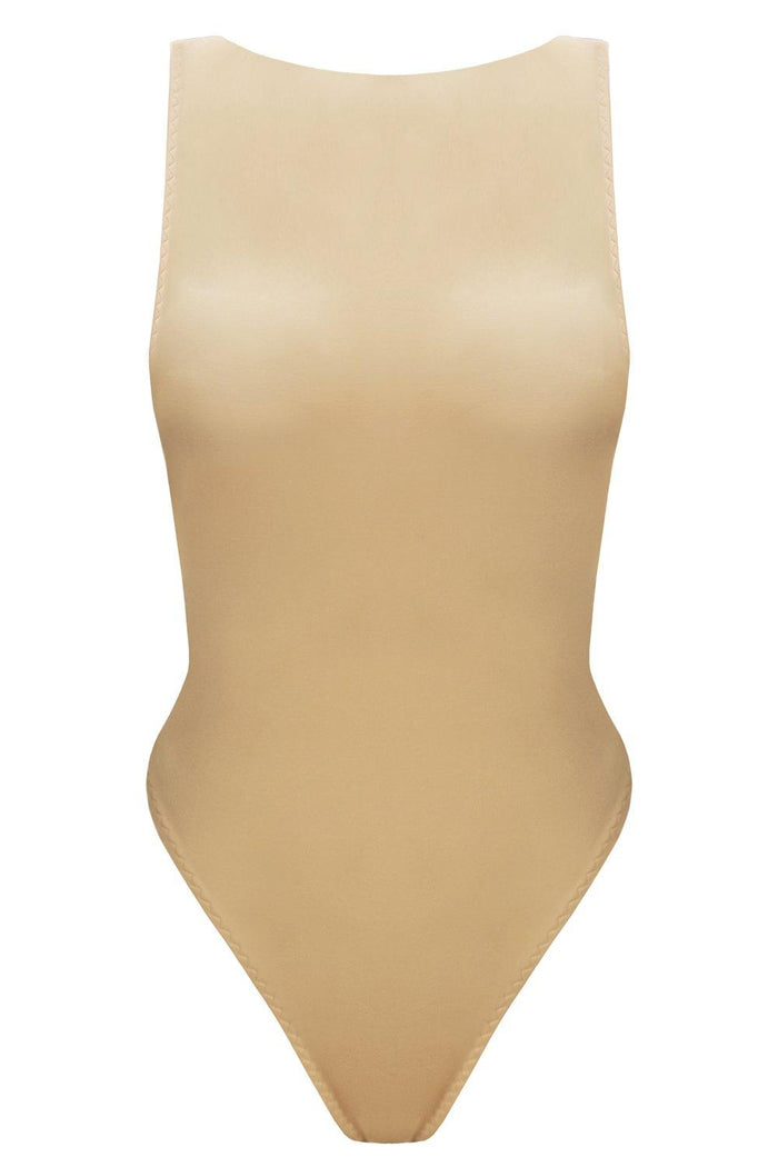 Vertex Light Beige swimsuit - yesUndress
