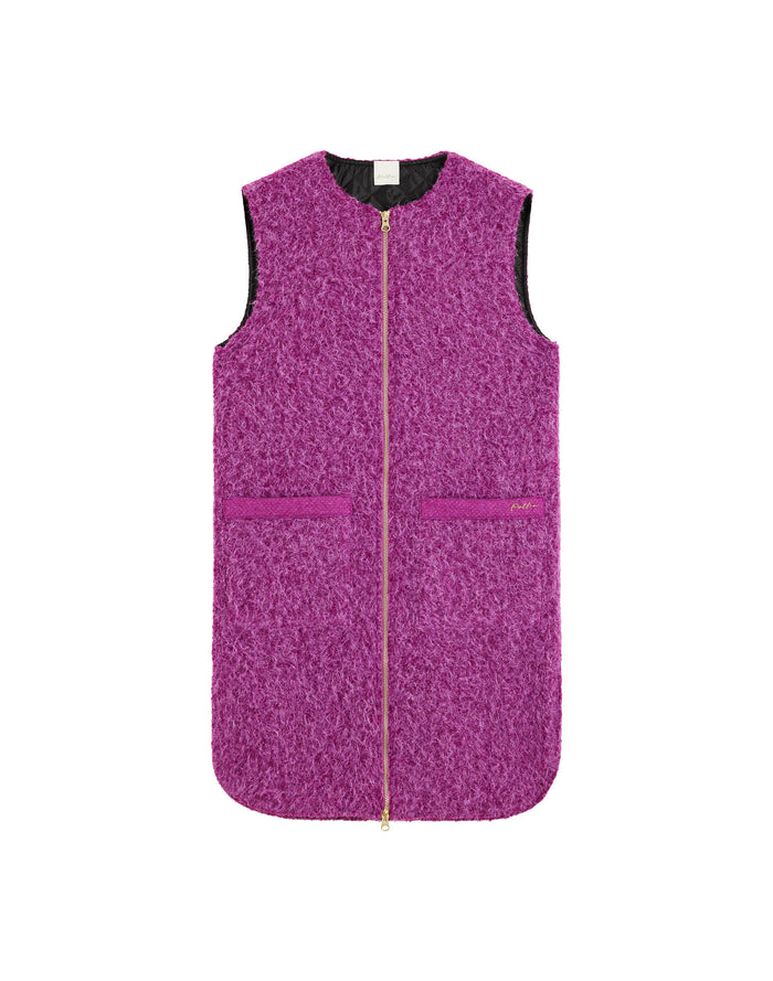 VESTE SANS MANCHE PURPLE