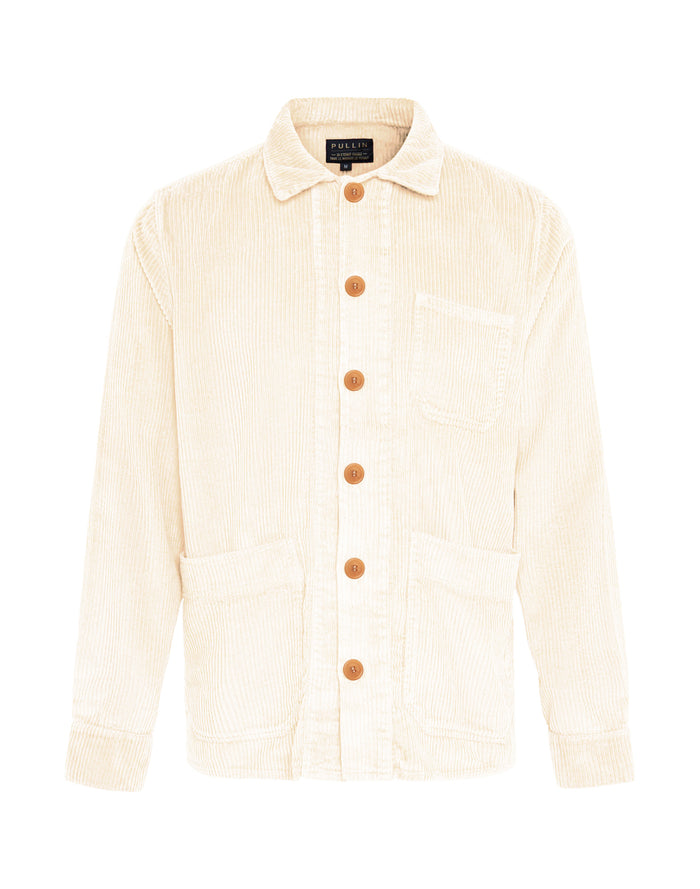 veste velours papyrus PULLIN en coton