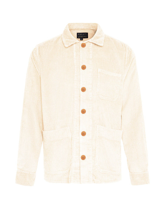 veste velours papyrus PULLIN en coton