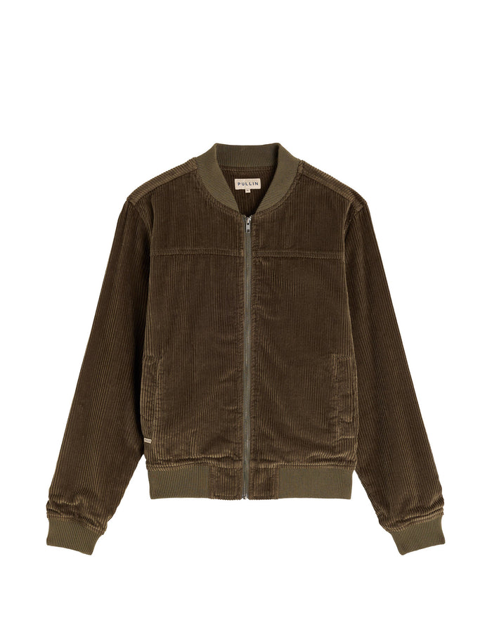 veste homme steeve kaki PULLIN en cotton