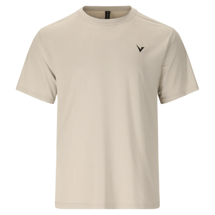 Virtus Men's 2 Piece Co Ord Set Stone/Khaki T-Shirt & Shorts