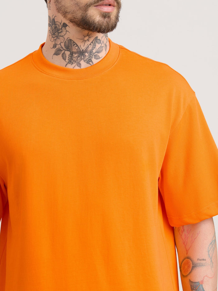 Vynora - Loose Fit  T-Shirt - Neon Orange