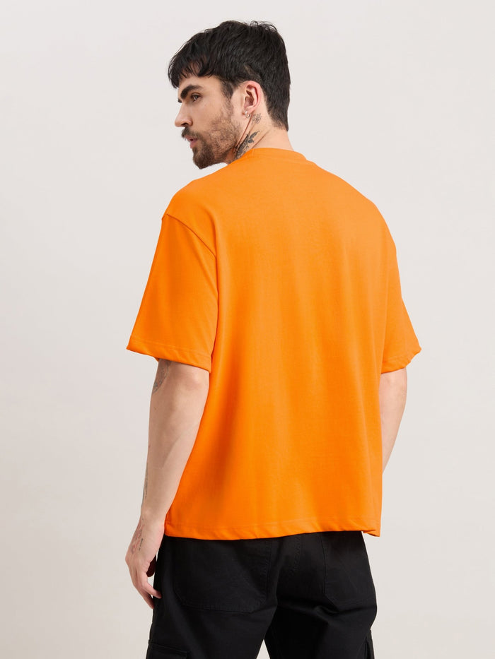 Vynora - Loose Fit  T-Shirt - Neon Orange