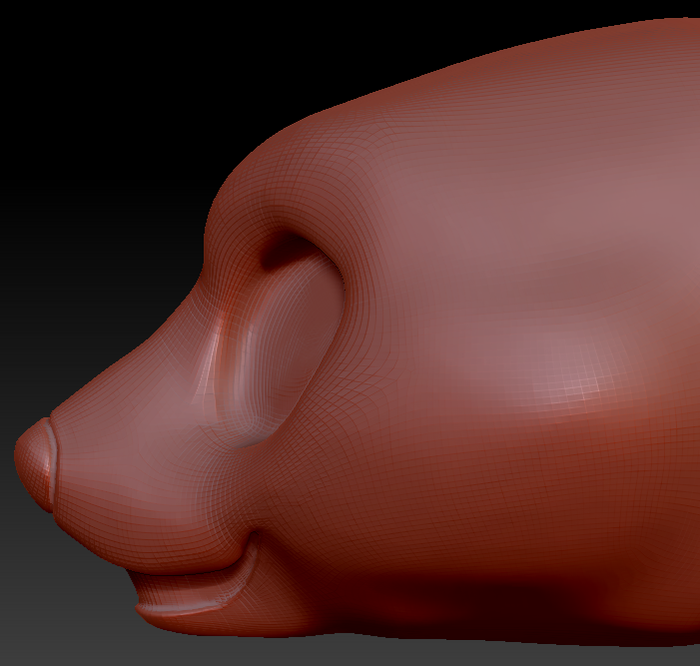 Western Kemono Black Bear Static Jaw Head Base