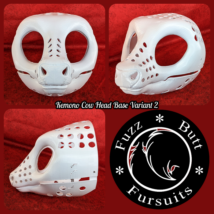 Western Kemono Cow Head Base Variant 2