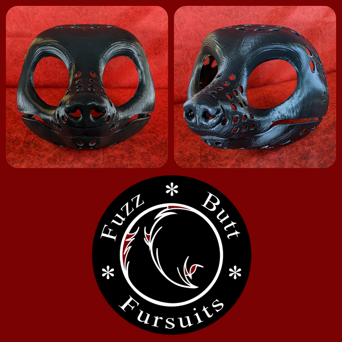 Western Kemono European Badger Head Base Variant 1