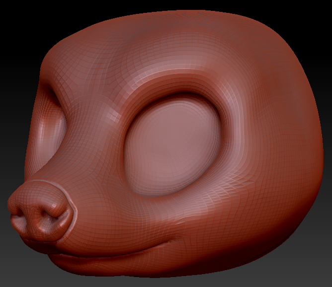 Western Kemono European Badger Head Base Variant 1
