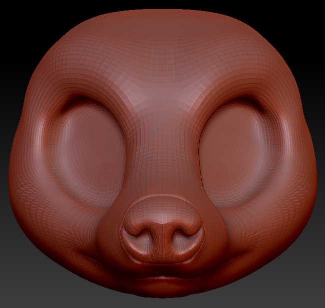 Western Kemono European Badger Head Base Variant 1