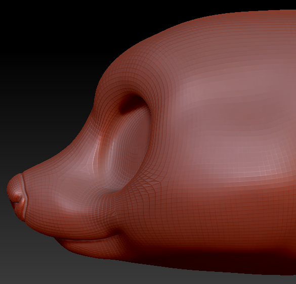 Western Kemono European Badger Head Base Variant 1