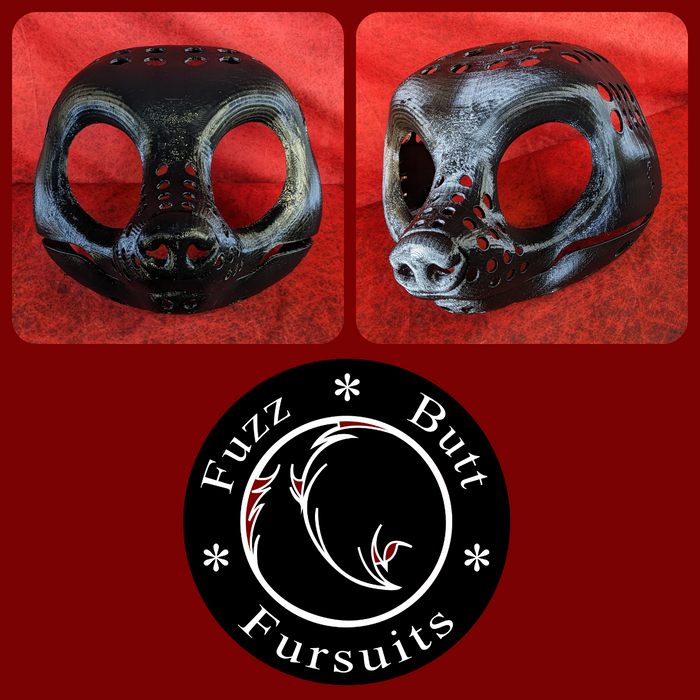 Western Kemono European Badger Head Base