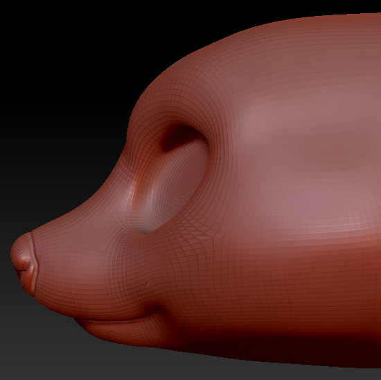 Western Kemono European Badger Head Base