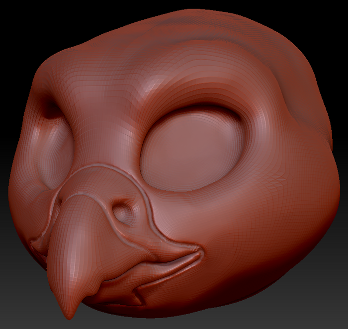 Western Kemono Falcon Head Base Variant 1