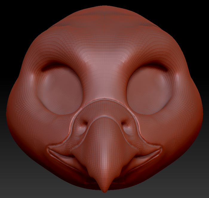 Western Kemono Falcon Head Base Variant 1
