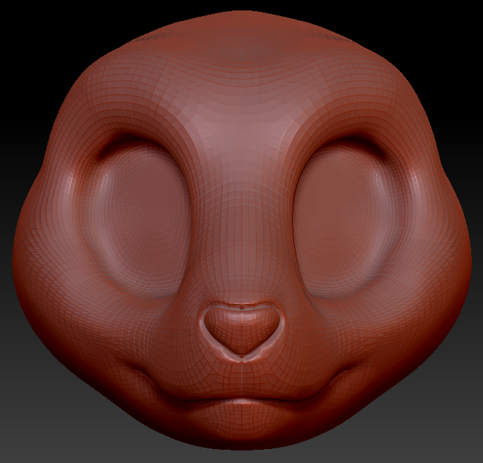 Western Kemono Giant Panda Head Base Variant 1
