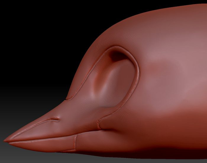 Western Kemono Heron Head Base