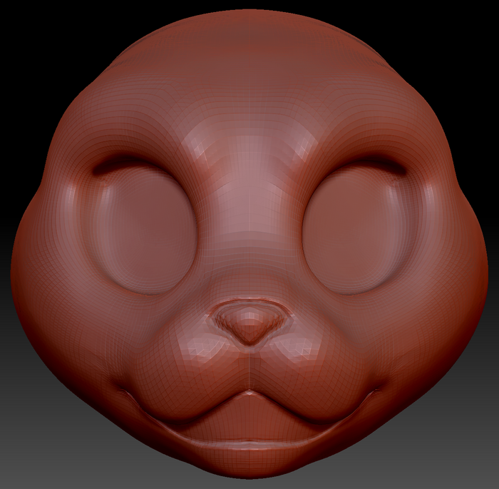 Western Kemono Persian Cat Static Jaw Head Base