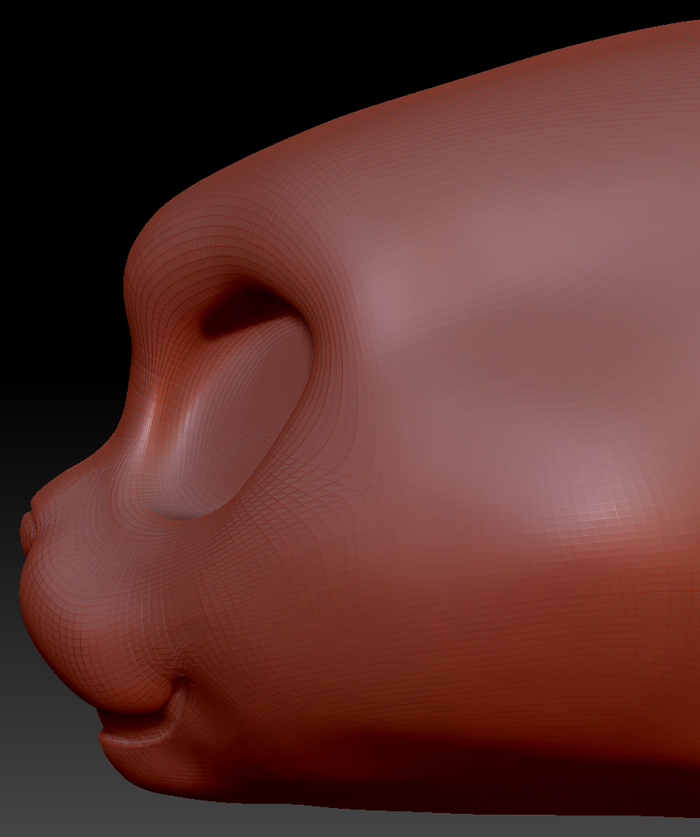 Western Kemono Persian Cat Static Jaw Head Base