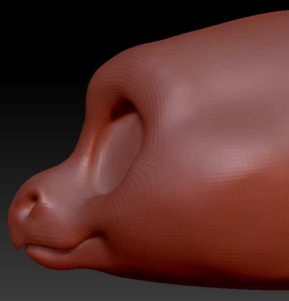 Western Kemono Point-nosed Dragon Head Base Variant 3