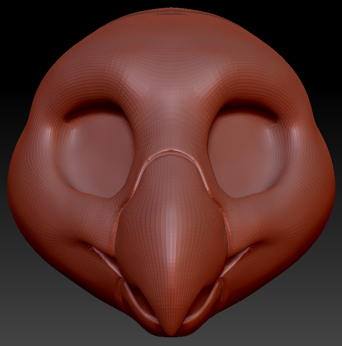 Western Kemono Quaker Parrot Static Jaw Head Base