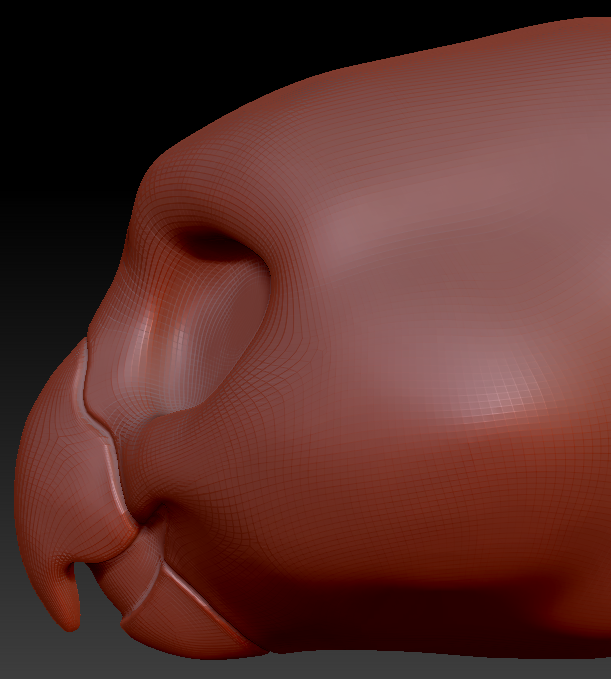 Western Kemono Quaker Parrot Static Jaw Head Base