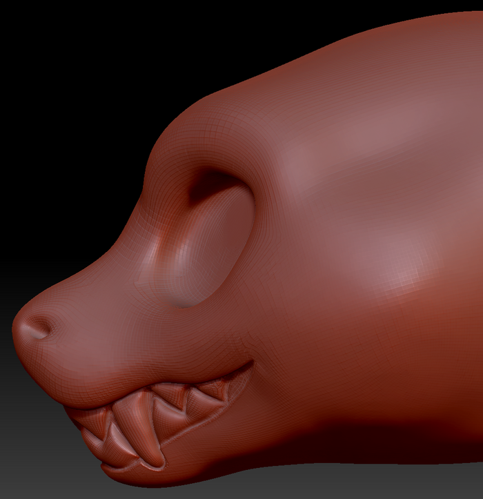 Western Kemono Rainbow Boa Head Base Variant 2