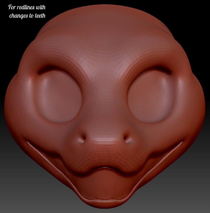 Western Kemono Rainbow Boa Head Base Variant 2