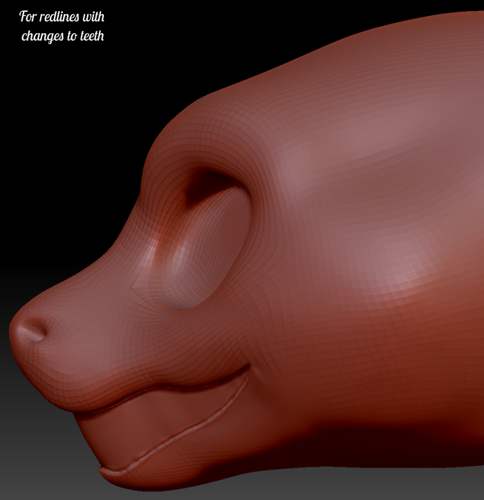 Western Kemono Rainbow Boa Head Base Variant 2