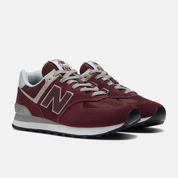 Woman 574 Burgundy with White